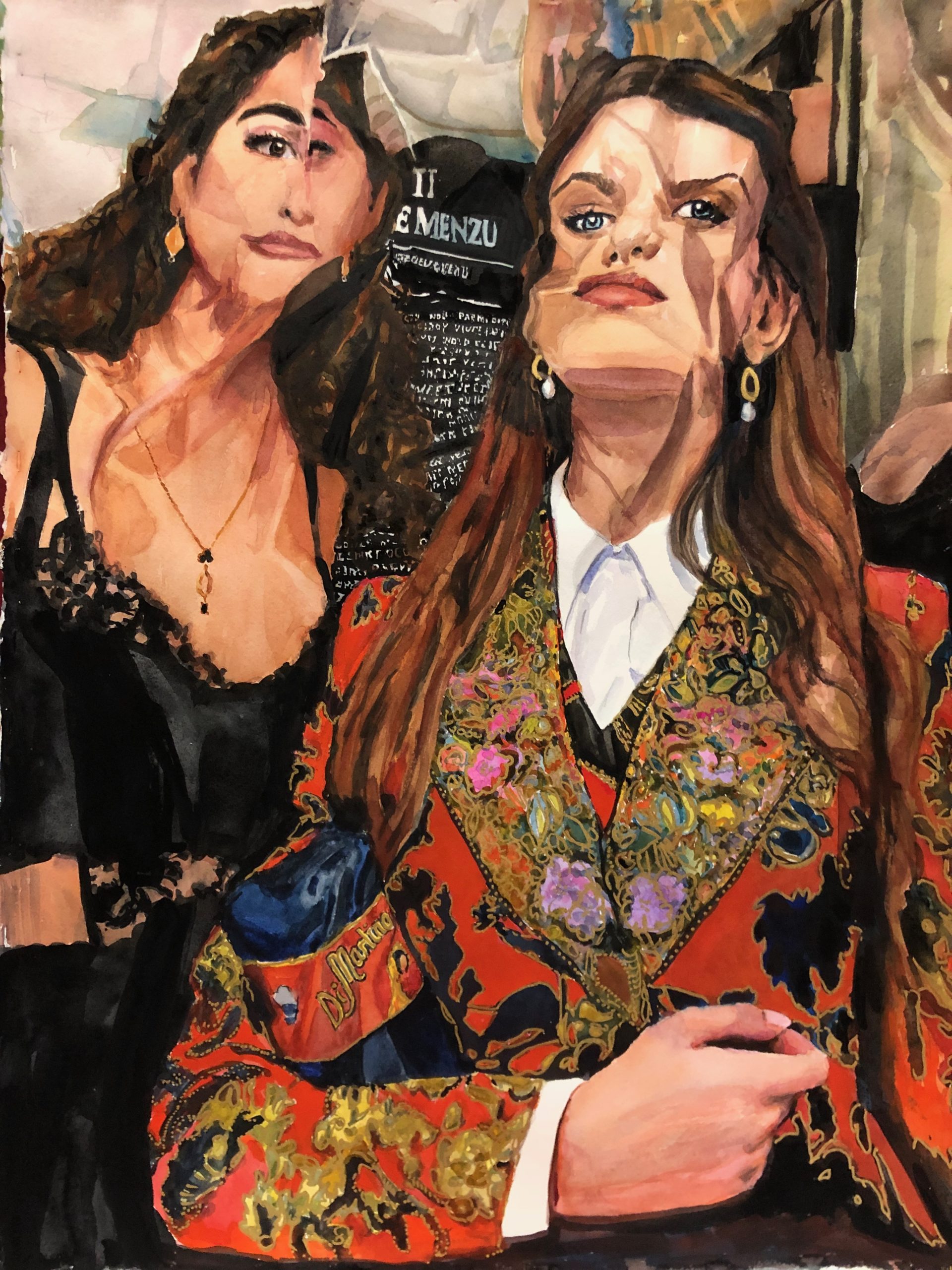 Dolce & Gabbana - Watercolor by Margaret Crowley